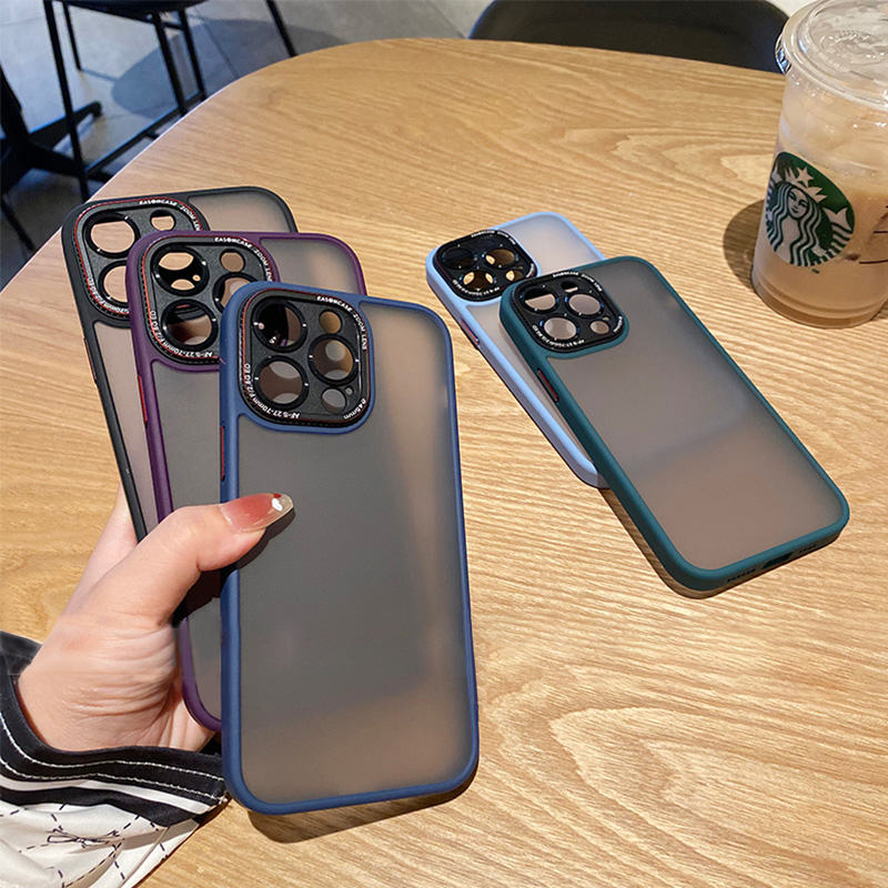 iphone16/15/14/13/12ケース おしゃれ メンズ シンプル ポリカーボネート スマホケース 半透明 iphone16pro/13pro/12proケース 耐久性 iphone16プロマックス/14プロマックス ケース カメラ 保護 iphoneケース カッコいい