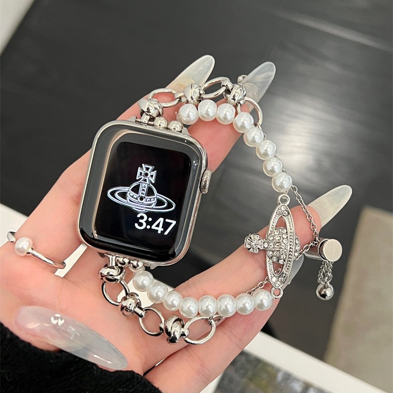 アップル ウォッチ バンド ハイ ブランド apple watch ブレスレット アップル ウォッチ バンド パール apple watch バンド 女性 アップル ウォッチ バンド かわいい