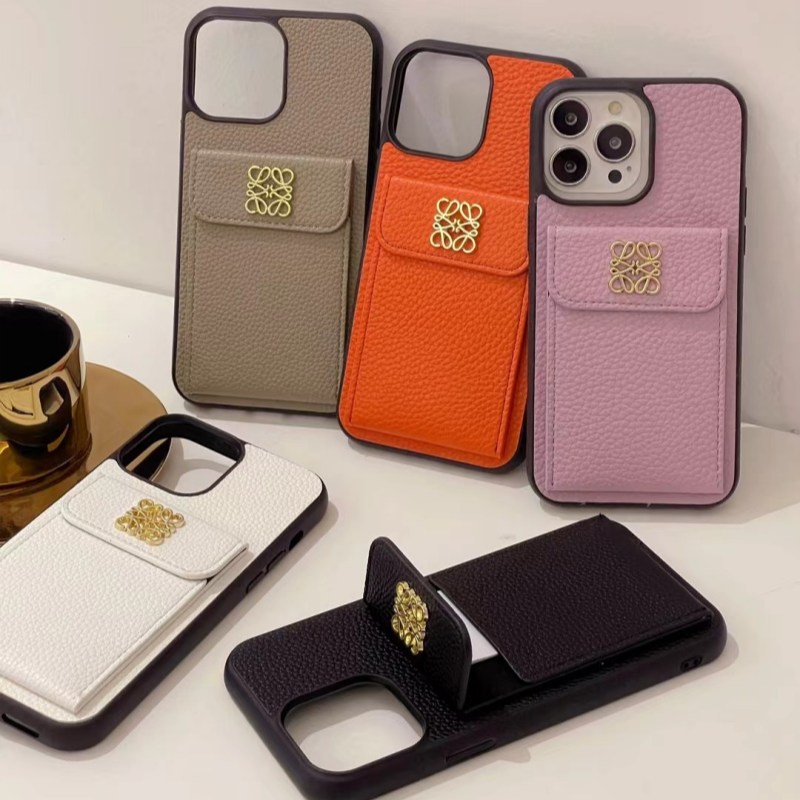 ロエベ iphone ケース カード 収納 loewe iphone16/16pro ケース iphoneケースおしゃれ メンズ レディース iphone15/16plus ケース ハイ ブランド アイフォン14/13/12/11 ケース おすすめ