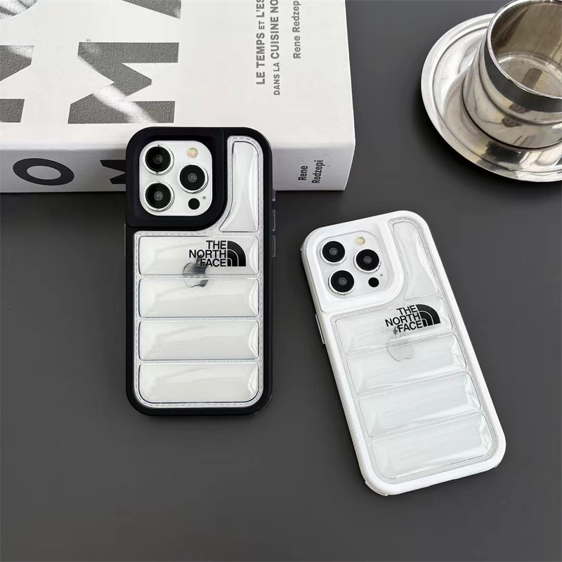 ノース フェイス iphone16 ケース ダウン iphone15ケース クリア おしゃれ スマホケース お揃い カップル iphone14/13 ケース 韓国 アイドル iphone ケース ブランド おしゃれ